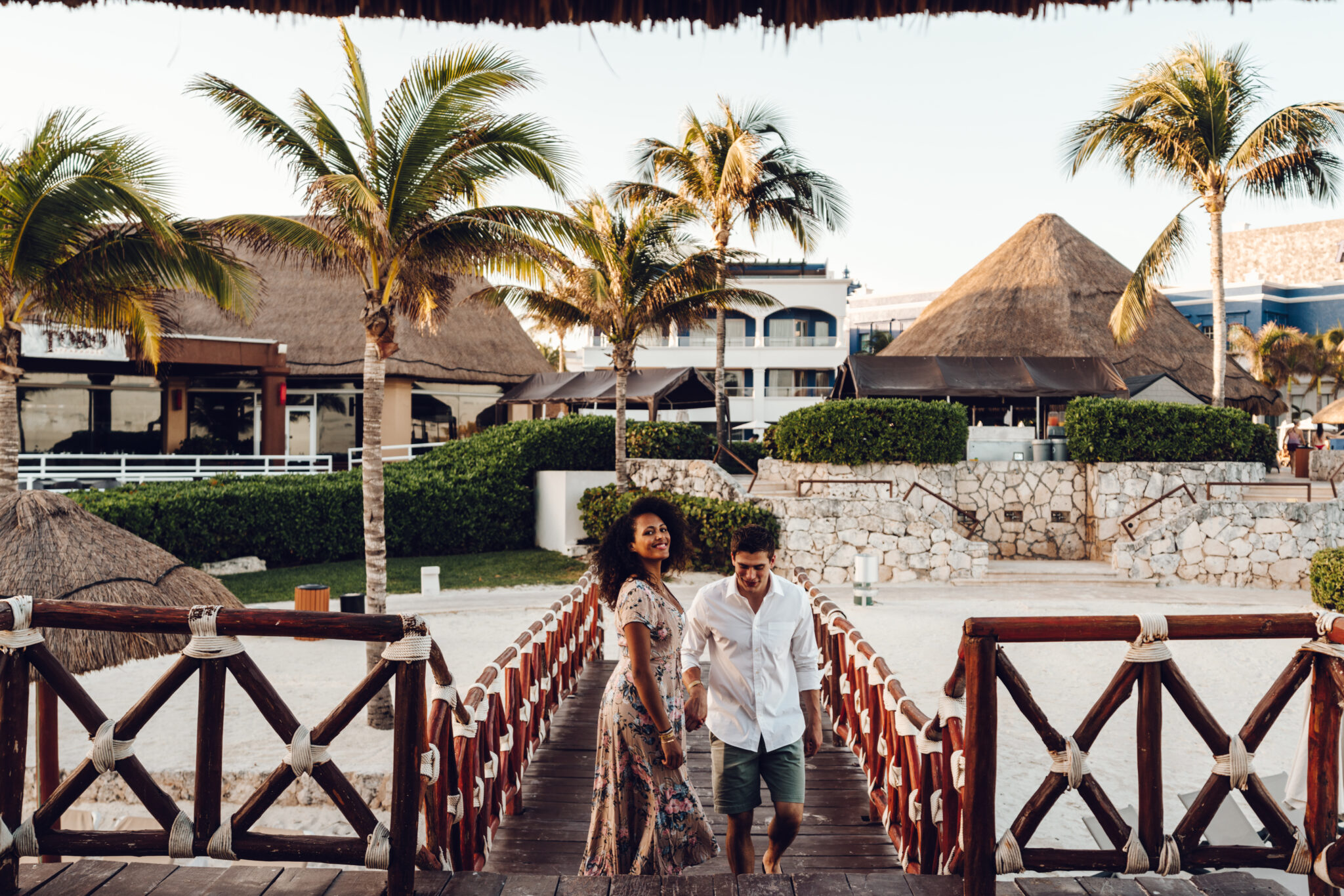 Hard Rock Riviera Maya couple on gazebo