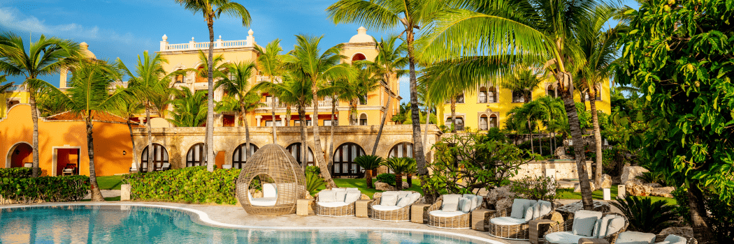 Sanctuary Cap Cana grounds and pool