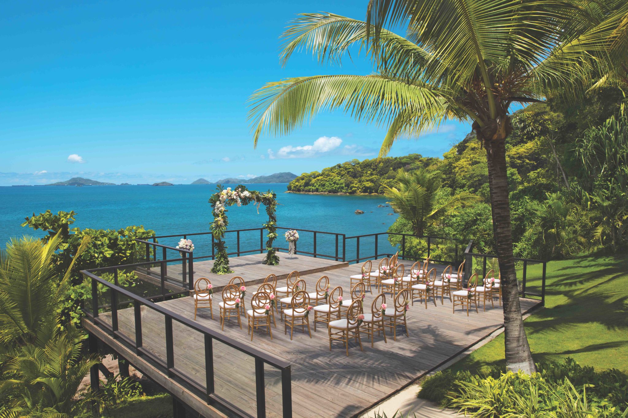 wedding deck