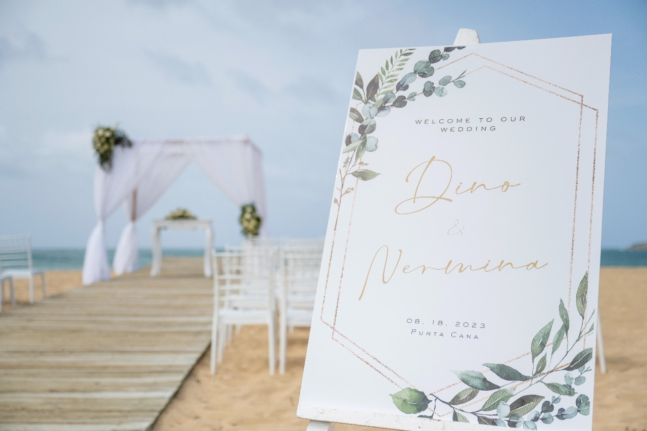 wedding welcome sign