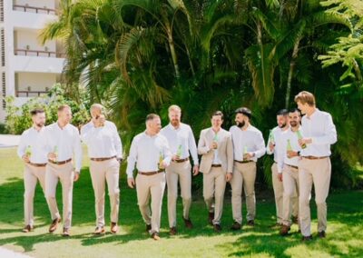 groom and groomsmen