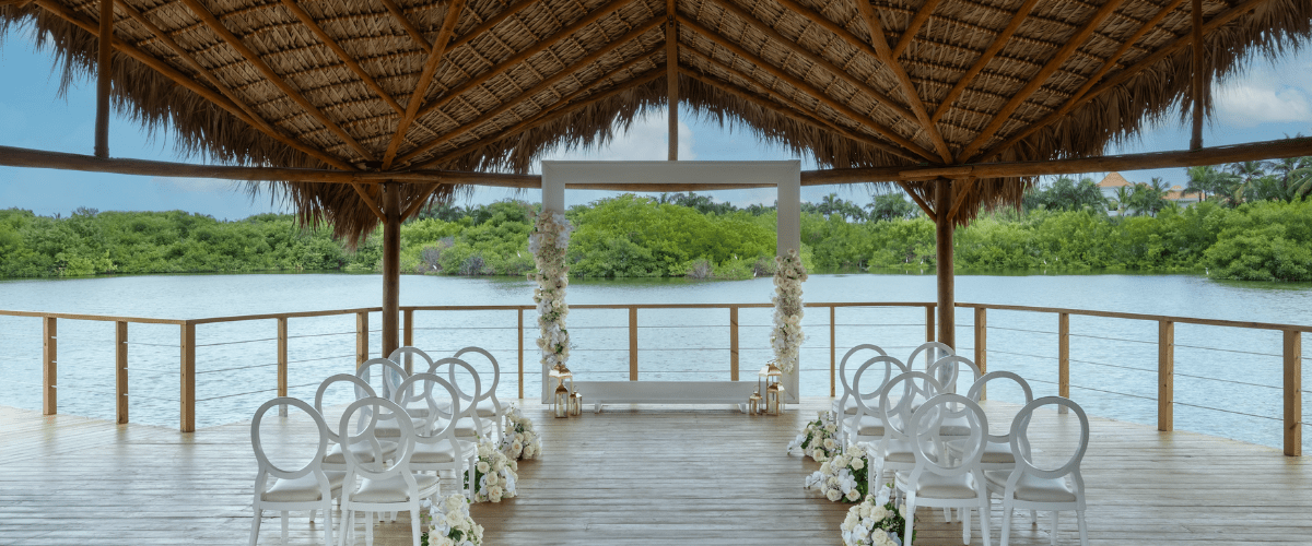 Classic & Elegant Gazebo for wedding ceremony in Dominican Republic