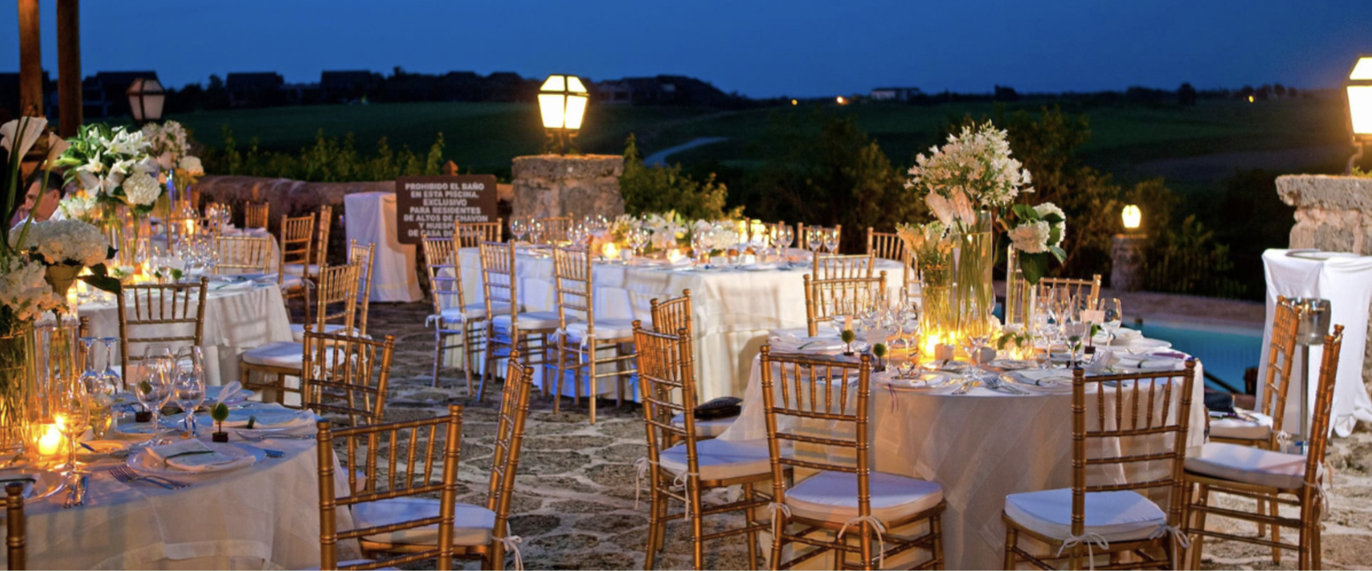 Scenic Terraces with Stunning Views for destination wedding in Dominican Republic